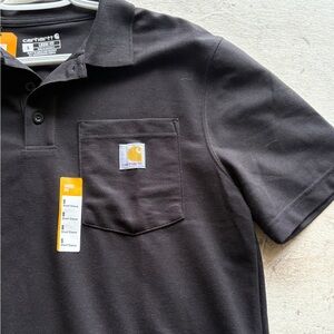NWT Carhartt Men's Dark Polo Shirt SMALL